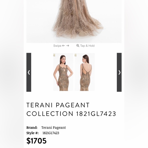 Terani Couture Gown size 8 - Picture 5 of 10